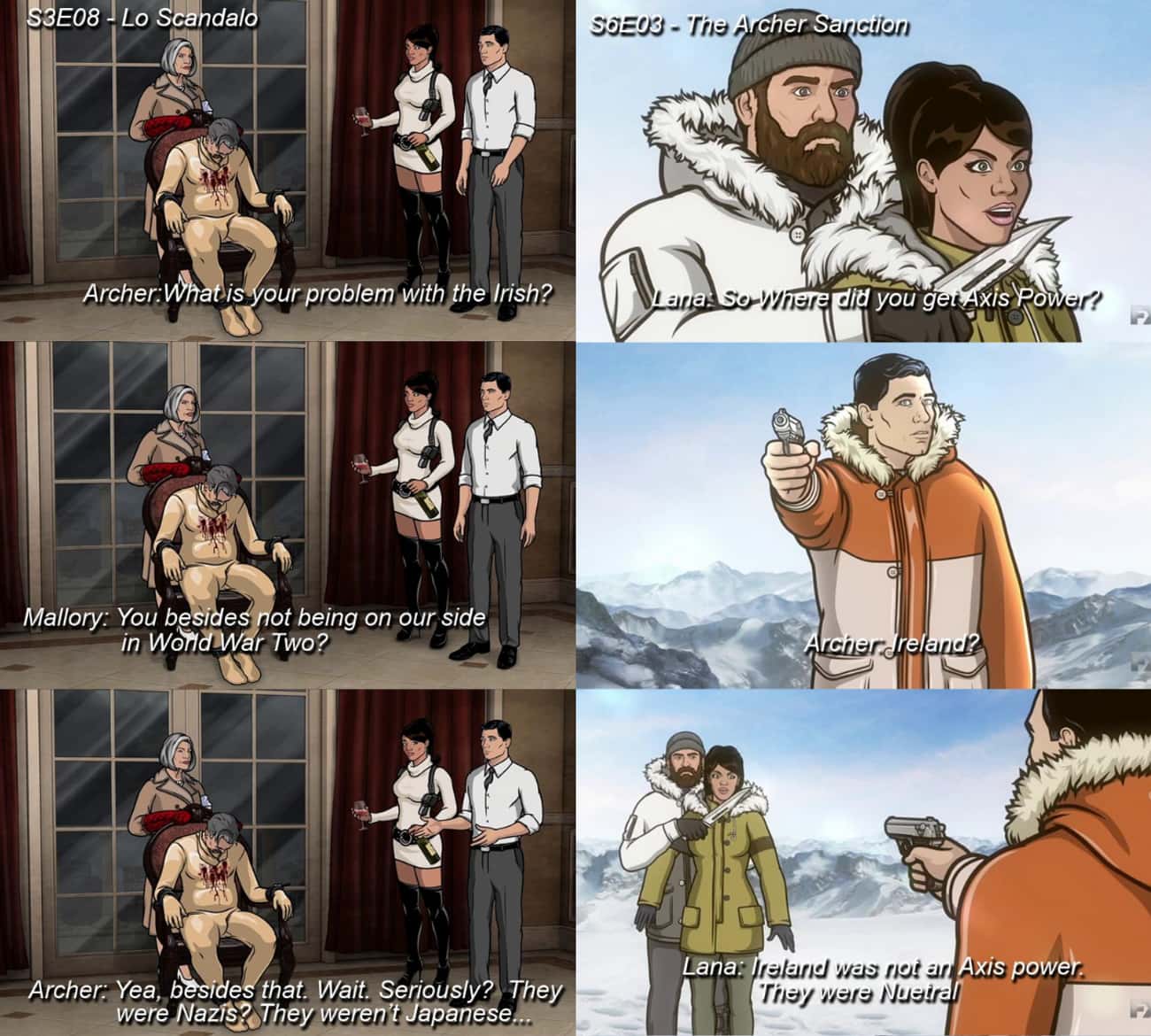 Malory's Misinformation About The Allies In WWII Is Repeated By Archer