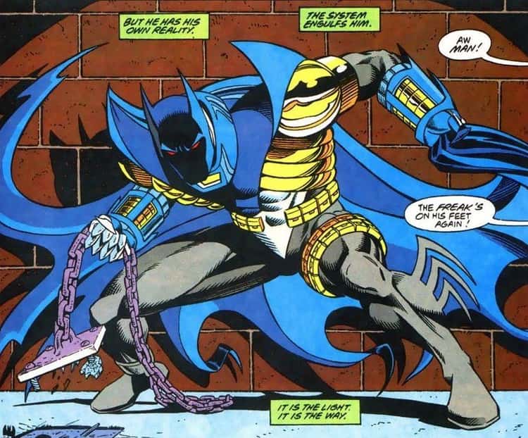 Batman Became Unrecognizable When Azrael Took Over And Gave Him A Full Metal Suit With Claws