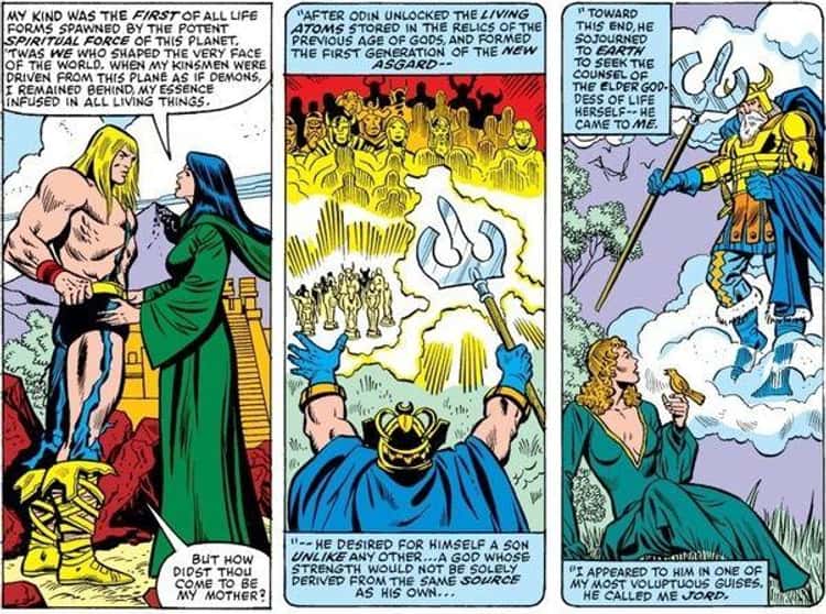 Thor’s Mom Isn’t Frigga, But Gaea, The Physical Embodiment Of Earth Itself