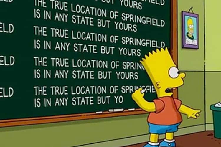 The Real Location Of Springfield Is In Any State But Yours