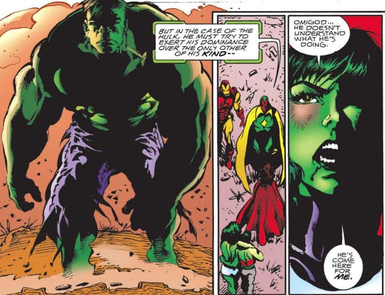 Hulk Tried To Get Intimate With She-Hulk