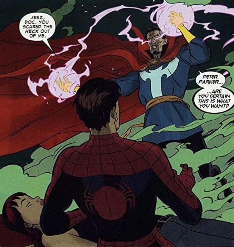Spider-Man Had Doctor Strange Erase MJ's Memory