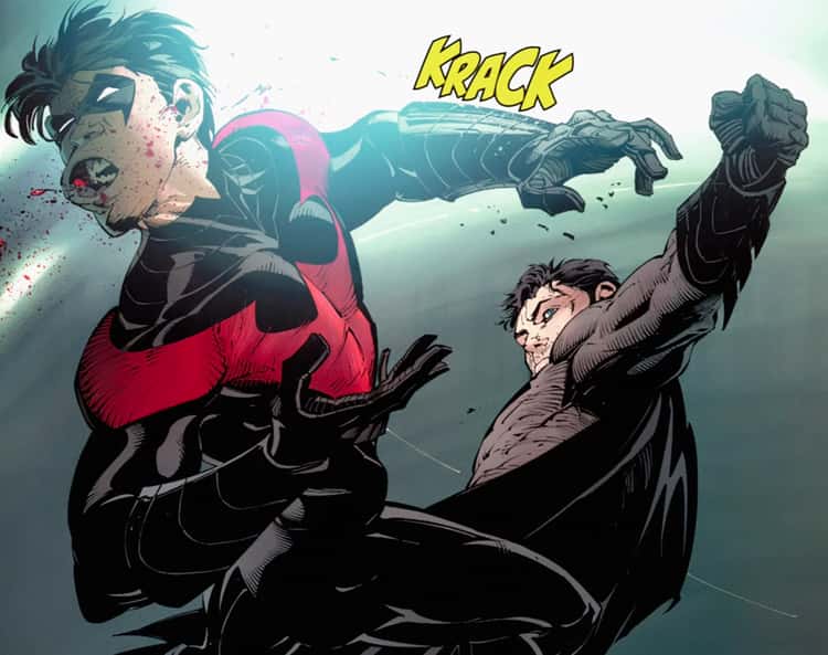 That Time He Knocked Nightwing's Tooth out