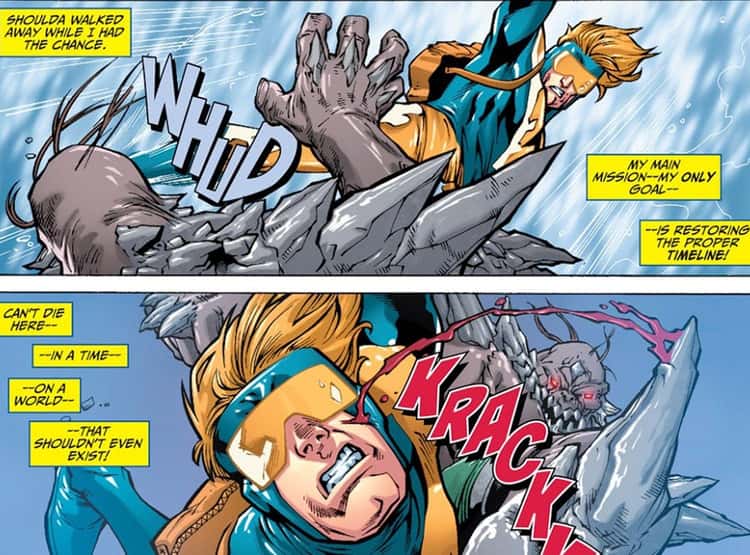 Booster Gold Survived A Head-To-Head Clash With Doomsday