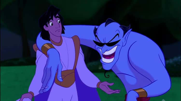 The Genie In ‘Aladdin’ Impersonating Groucho, De Niro, W.C. Fields, Nicholson, And More