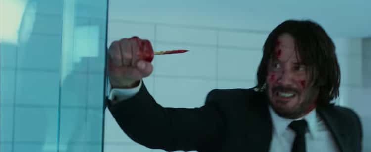 Keanu Reeves Insisted On The Pencil Fight In 'Chapter 2'