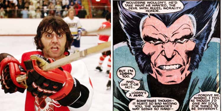 Wolverine Was Modeled After Actor Paul D'Amato's Character In The Hockey Movie 'Slap Shot'