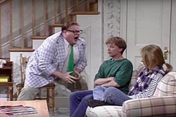 Odenkirk Took A 'Go-To Voice' Farley Had Been Doing For A Football Coach And Built A Character Around It