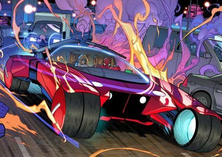 When Peter Parker Got Rich, He Made An Updated Version Of The Car That’s Actually Cool