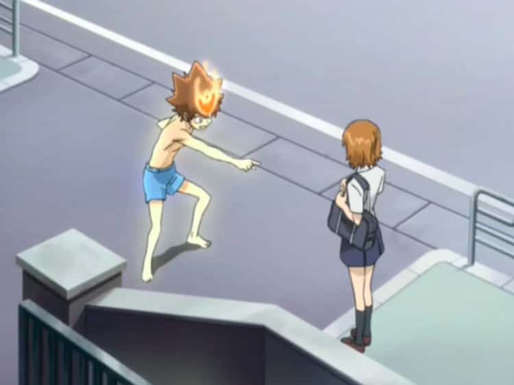 Tsunayoshi Sawada Confesses To His Crush While Naked And On Fire In 'Katekyo Hitman Reborn!'