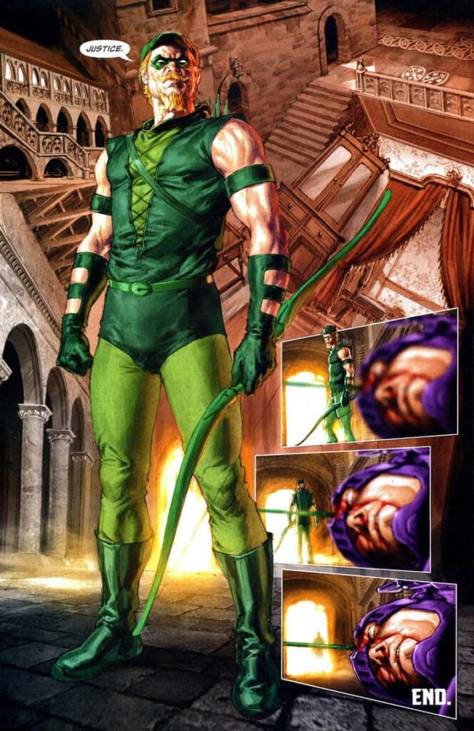 Green Arrow Delivers Cold Justice To Prometheus