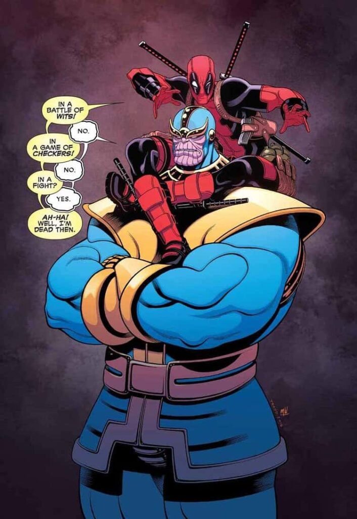 Thanos And Deadpool Team Up To Restore Death To The Universe