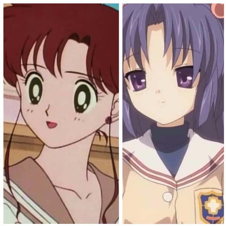 Makoto Kino From Sailor Moon And Kotomi Ichinose From CLANNAD